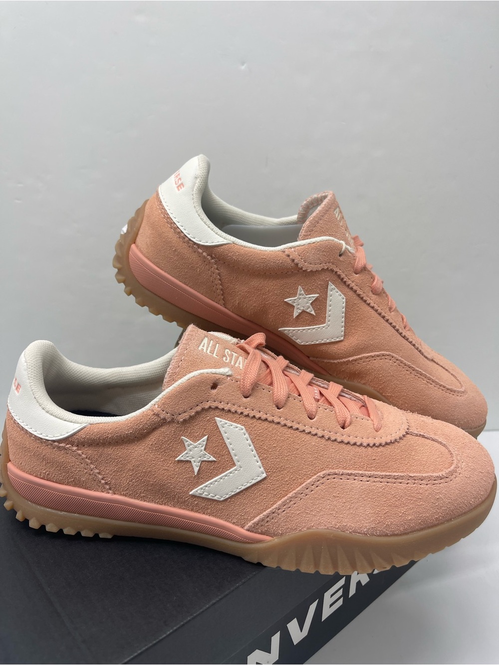 Converse WMNS All Star Low Top RUN STAR TRAINER OX FLAMINGO FADE/EGRET Sneakers - Picture 9 of 16